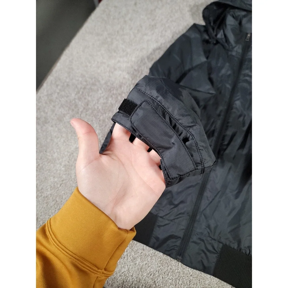 The North Face Jacket Size XL Black Mens Hooded Ski Full Zip Outdoors Trail Hike